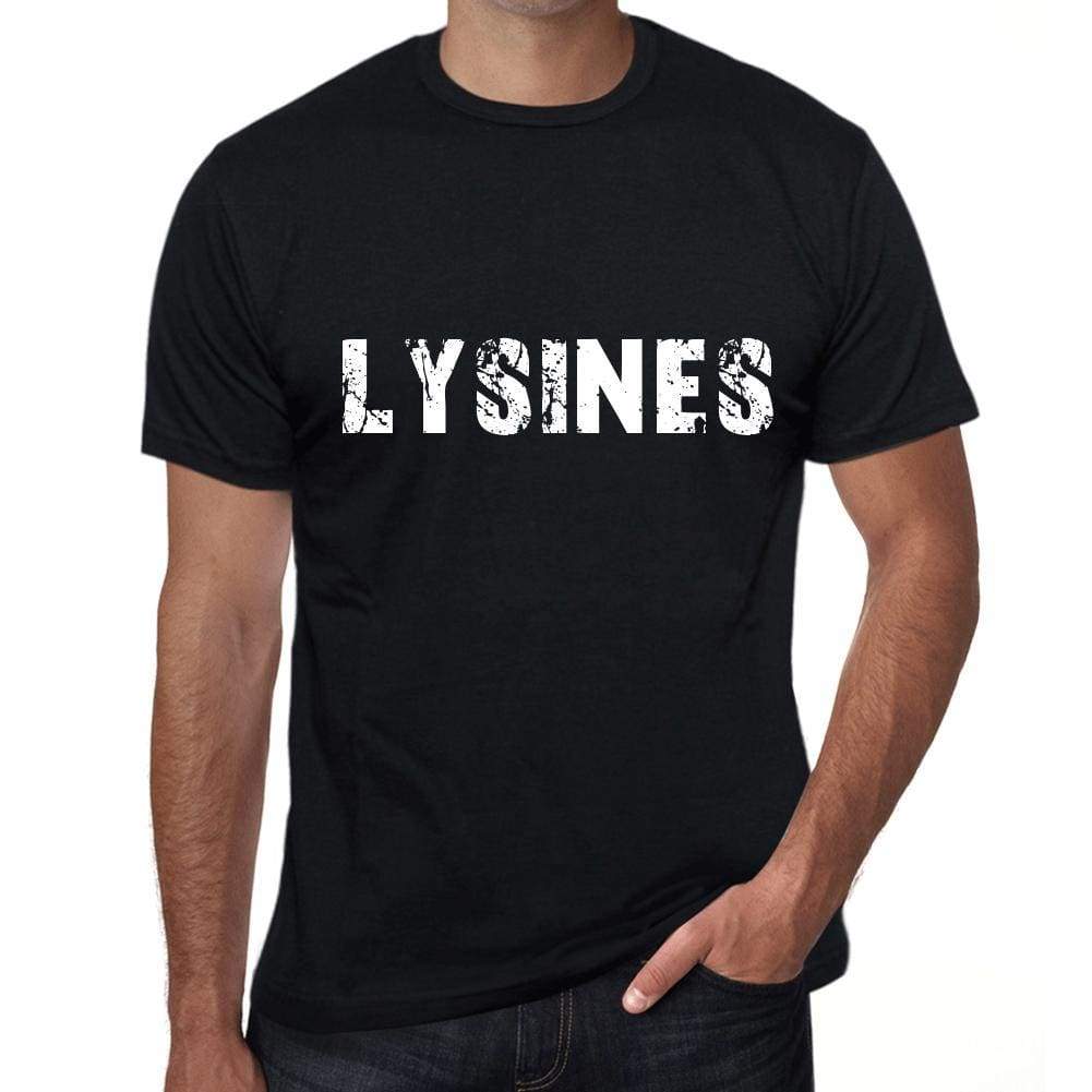 Lysines Mens T Shirt Black Birthday Gift 00555 - Black / Xs - Casual