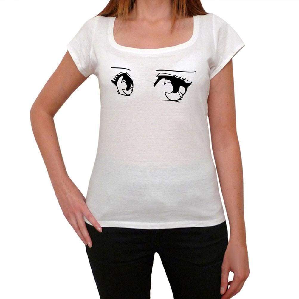 Manga Eyes T-Shirt For Women Short Sleeve Cotton Tshirt Women T Shirt Gift 00088 - T-Shirt