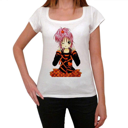 Manga Girl Winking Orange T-Shirt For Women T Shirt Gift 00088 - T-Shirt