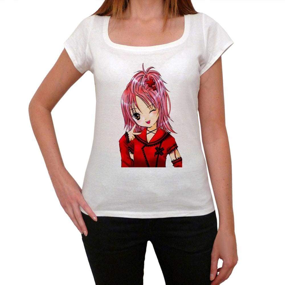 Manga Girl Winking Red Hair T-Shirt For Women T Shirt Gift 00088 - T-Shirt