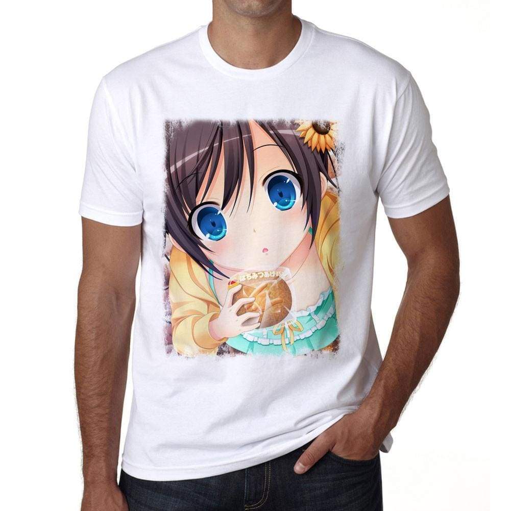 Manga Girl With Cookie T-Shirt For Men T Shirt Gift 00089 - T-Shirt