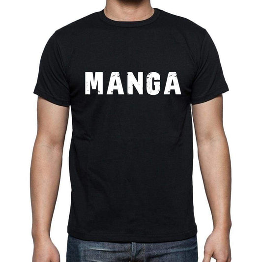 Manga Mens Short Sleeve Round Neck T-Shirt - Casual