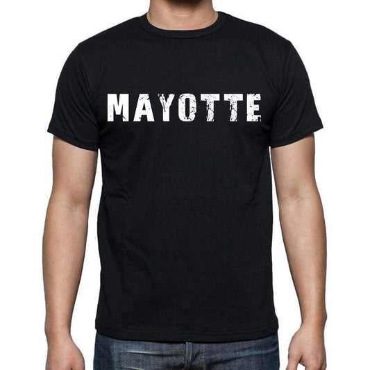 Mayotte T-Shirt For Men Short Sleeve Round Neck Black T Shirt For Men - T-Shirt