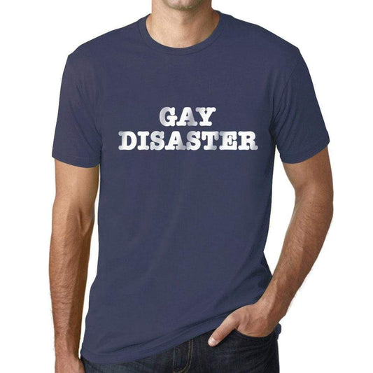 Mens Graphic T-Shirt LGBT Gay Disaster Denim - Denim / XS / Cotton - T-Shirt