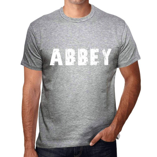 Mens Tee Shirt Vintage T Shirt Abbey 00562 - Grey / S - Casual