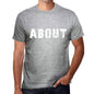 Mens Tee Shirt Vintage T Shirt About 00562 - Grey / S - Casual