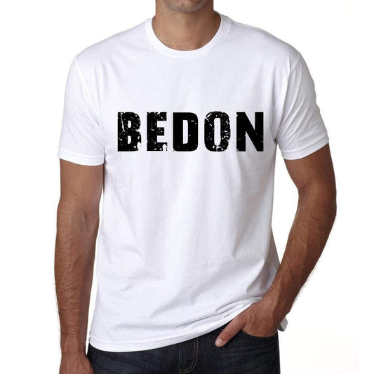 Mens Tee Shirt Vintage T Shirt Bedon X-Small White 00561 - White / Xs - Casual