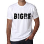 Mens Tee Shirt Vintage T Shirt Bigre X-Small White 00561 - White / Xs - Casual