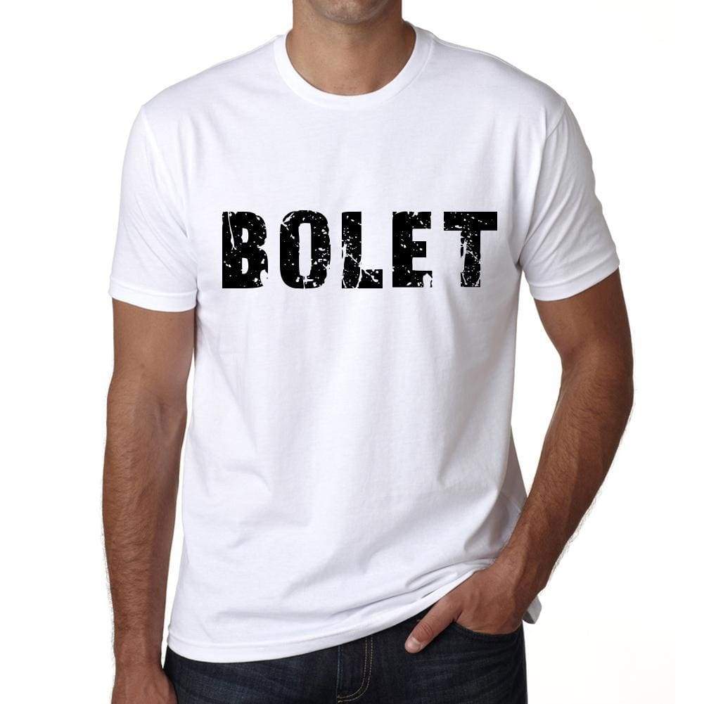 Mens Tee Shirt Vintage T Shirt Bolet X-Small White 00561 - White / Xs - Casual