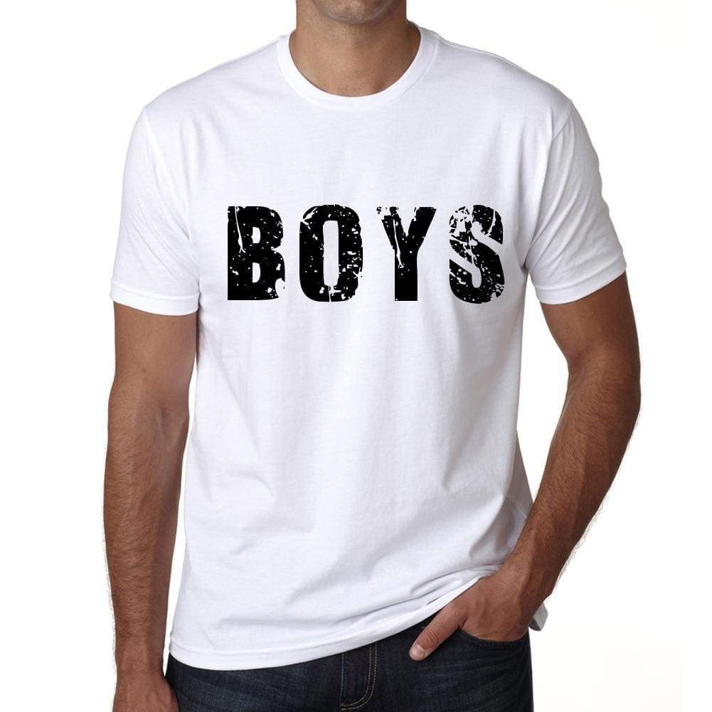 Mens Tee Shirt Vintage T Shirt Boys X-Small White 00560 - White / Xs - Casual