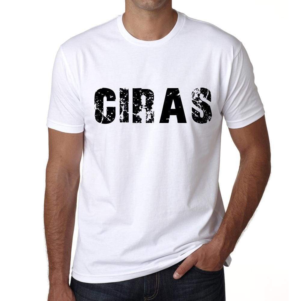 Mens Tee Shirt Vintage T Shirt Ciras X-Small White 00561 - White / Xs - Casual