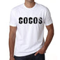 Mens Tee Shirt Vintage T Shirt Cocos X-Small White 00561 - White / Xs - Casual