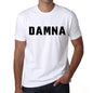 Mens Tee Shirt Vintage T Shirt Damna X-Small White 00561 - White / Xs - Casual