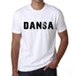 <span>Men's</span> Tee Shirt Vintage T shirt Dansa X-Small White 00561 - ULTRABASIC
