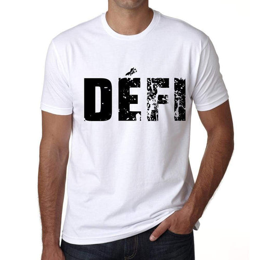 Mens Tee Shirt Vintage T Shirt Dèfi X-Small White 00560 - White / Xs - Casual