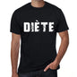 Mens Tee Shirt Vintage T Shirt Diète X-Small Black 00558 - Black / Xs - Casual