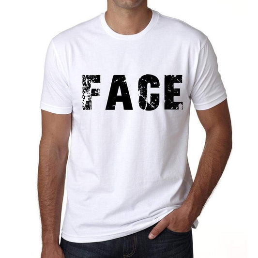Mens Tee Shirt Vintage T Shirt Face X-Small White 00560 - White / Xs - Casual