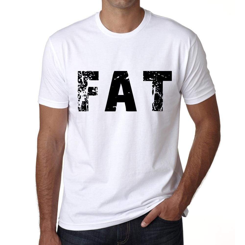 Mens Tee Shirt Vintage T Shirt Fat X-Small White 00559 - White / Xs - Casual