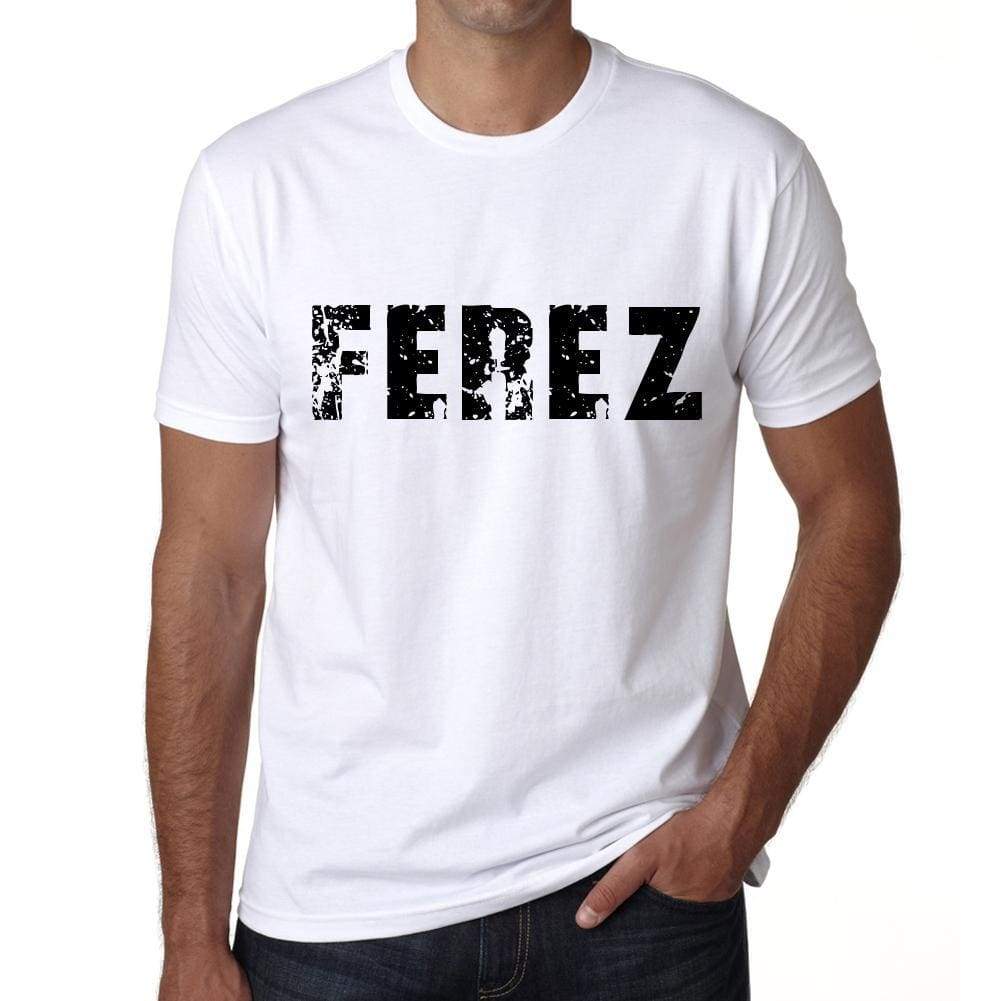 Mens Tee Shirt Vintage T Shirt Ferez X-Small White 00561 - White / Xs - Casual