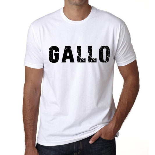 Mens Tee Shirt Vintage T Shirt Gallo X-Small White 00561 - White / Xs - Casual