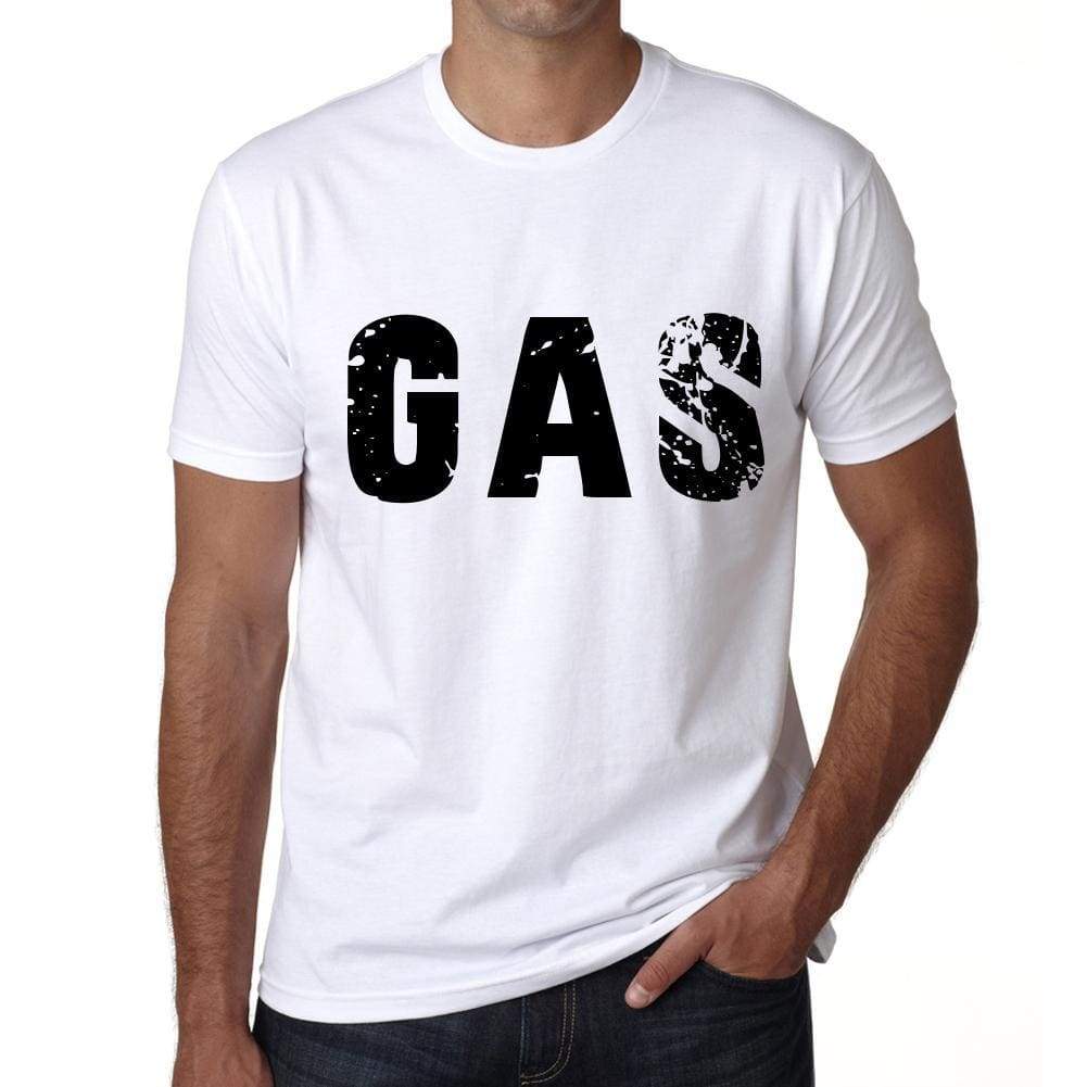 Mens Tee Shirt Vintage T Shirt Gas X-Small White 00559 - White / Xs - Casual