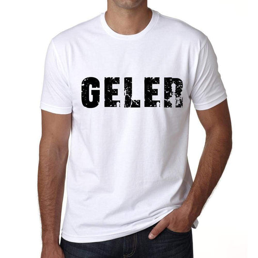 Mens Tee Shirt Vintage T Shirt Geler X-Small White 00561 - White / Xs - Casual