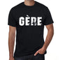 Mens Tee Shirt Vintage T Shirt Gère X-Small Black 00557 - Black / Xs - Casual
