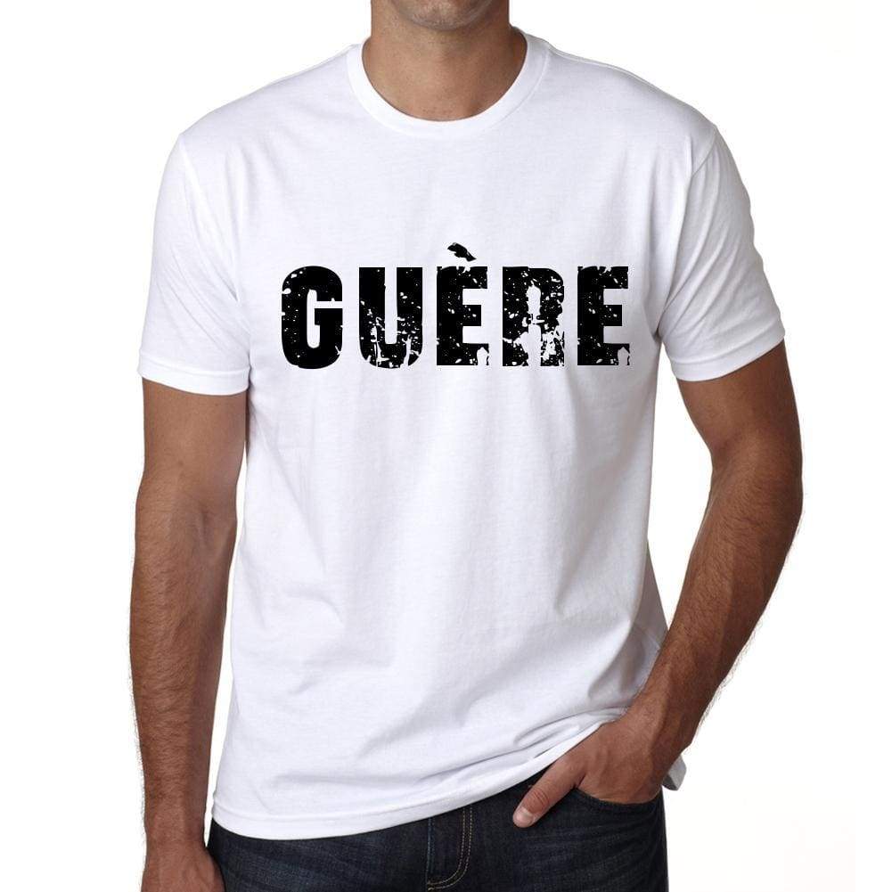 Mens Tee Shirt Vintage T Shirt Guère X-Small White 00561 - White / Xs - Casual