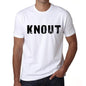 Mens Tee Shirt Vintage T Shirt Knout X-Small White 00561 - White / Xs - Casual
