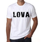 Mens Tee Shirt Vintage T Shirt Lova X-Small White 00560 - White / Xs - Casual