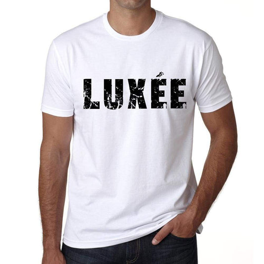 Mens Tee Shirt Vintage T Shirt Luxée X-Small White - White / Xs - Casual