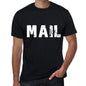 Mens Tee Shirt Vintage T Shirt Mail X-Small Black 00557 - Black / Xs - Casual