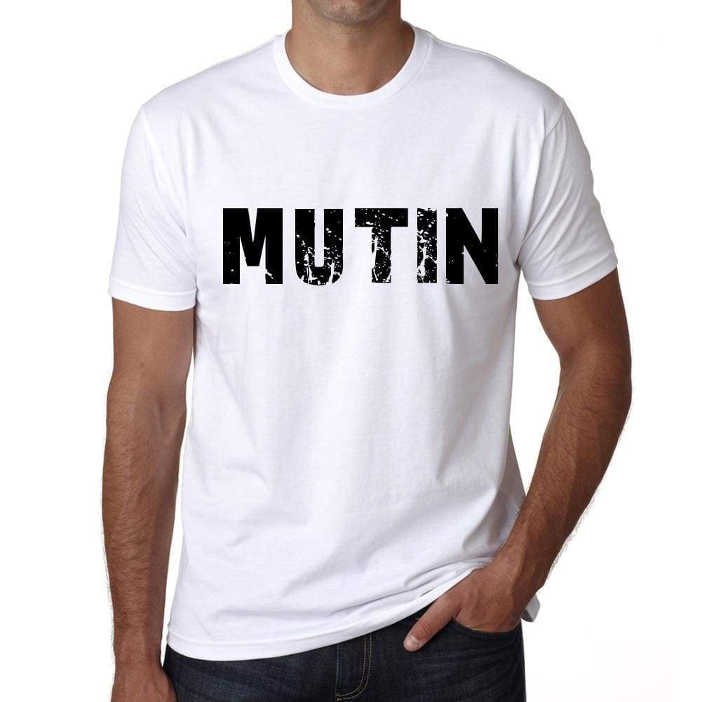Mens Tee Shirt Vintage T Shirt Mutin X-Small White - White / Xs - Casual
