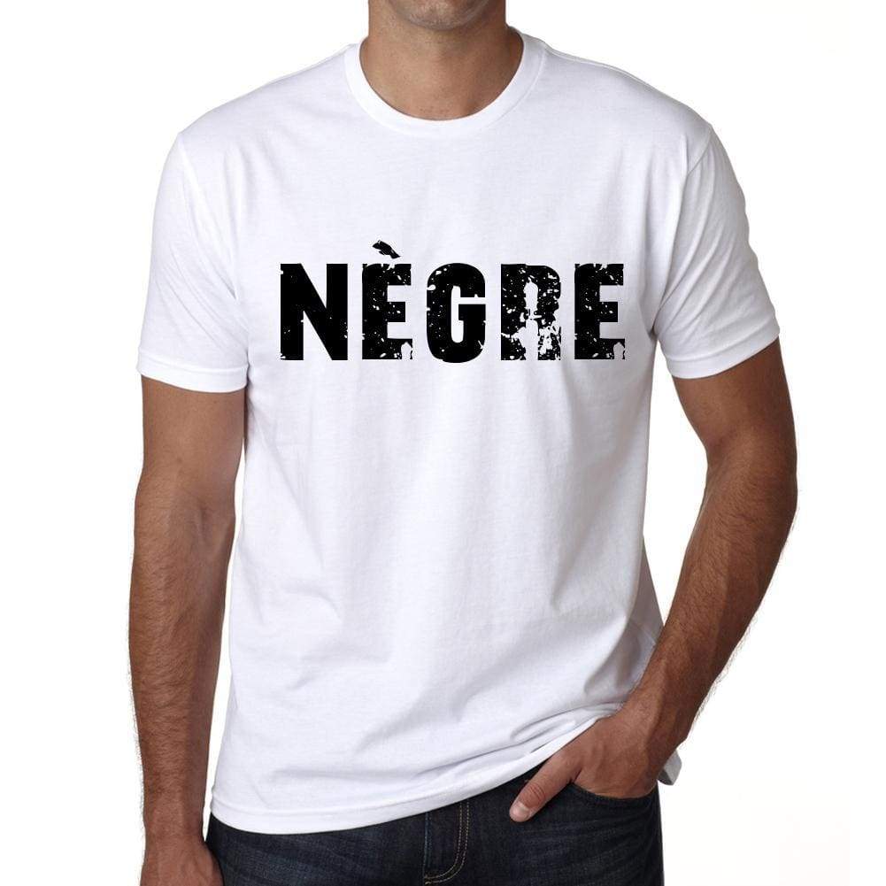 Mens Tee Shirt Vintage T Shirt Nègre X-Small White - White / Xs - Casual