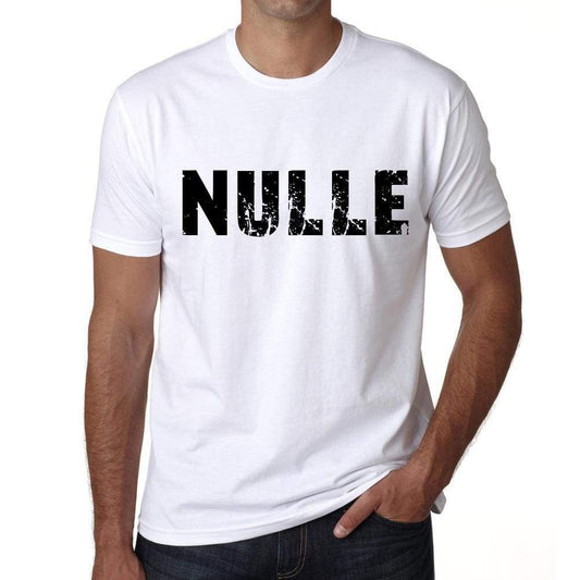 Mens Tee Shirt Vintage T Shirt Nulle X-Small White - White / Xs - Casual
