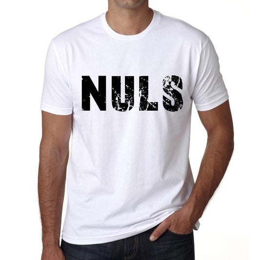 Mens Tee Shirt Vintage T Shirt Nuls X-Small White 00560 - White / Xs - Casual