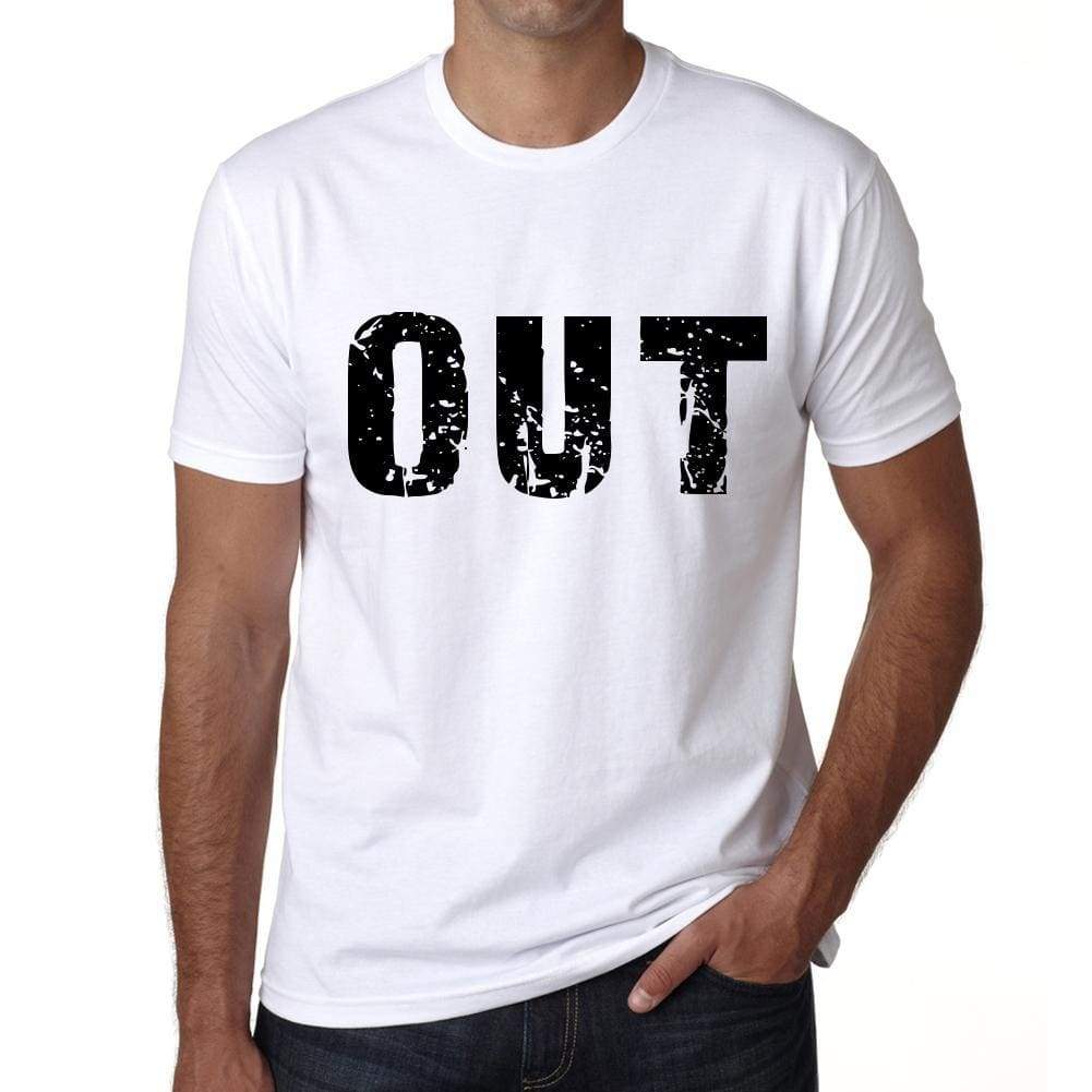 Mens Tee Shirt Vintage T Shirt Out X-Small White 00559 - White / Xs - Casual