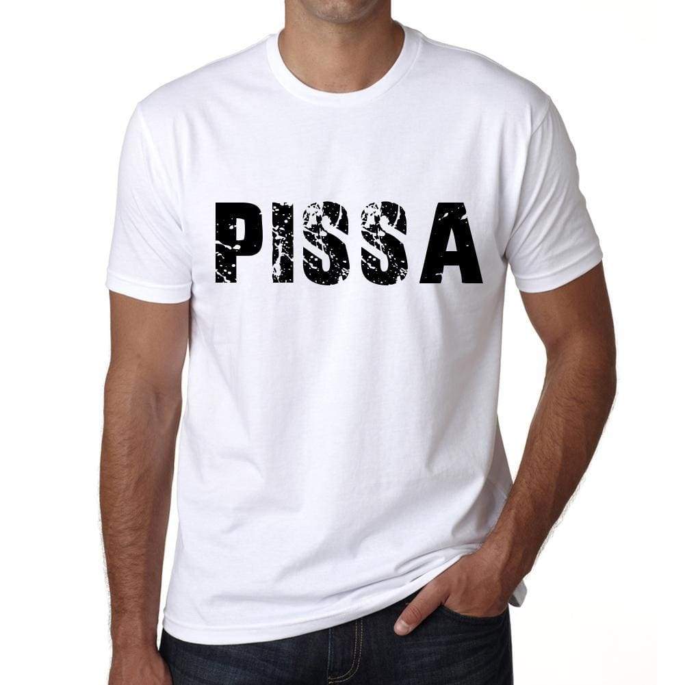 Mens Tee Shirt Vintage T Shirt Pissa X-Small White - White / Xs - Casual