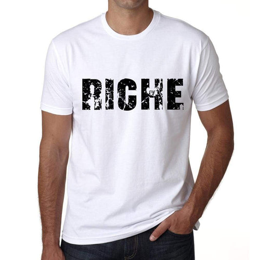 Mens Tee Shirt Vintage T Shirt Riche X-Small White - White / Xs - Casual