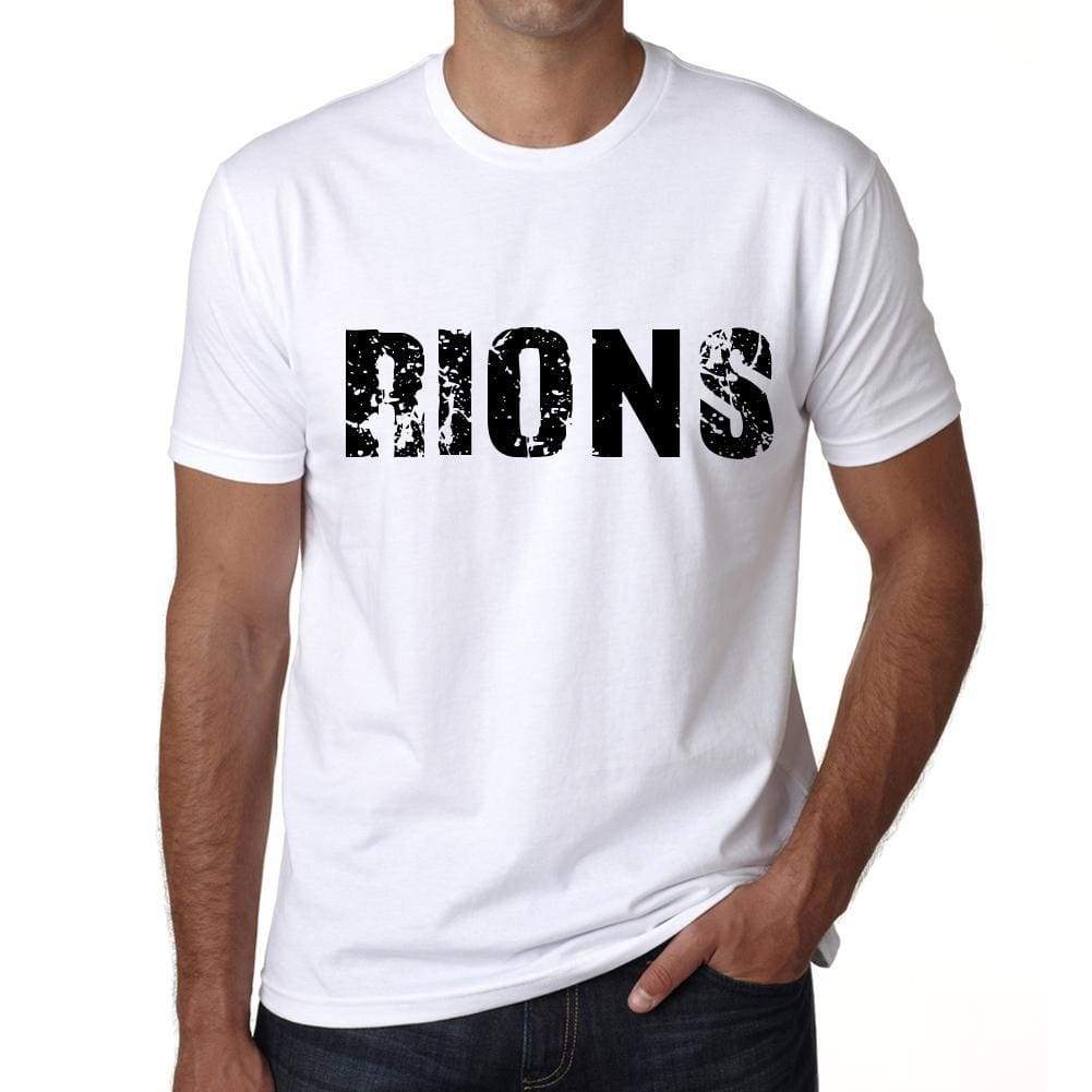 Mens Tee Shirt Vintage T Shirt Rions X-Small White - White / Xs - Casual