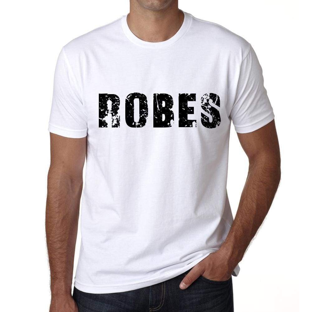 Mens Tee Shirt Vintage T Shirt Robes X-Small White - White / Xs - Casual