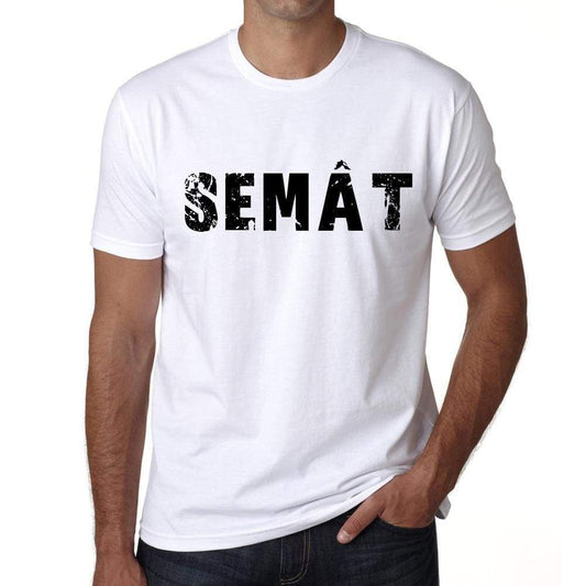 Mens Tee Shirt Vintage T Shirt Semât X-Small White - White / Xs - Casual