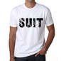 Mens Tee Shirt Vintage T Shirt Suit X-Small White 00560 - White / Xs - Casual