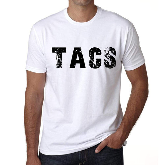 Mens Tee Shirt Vintage T Shirt Tacs X-Small White 00560 - White / Xs - Casual