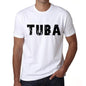 Mens Tee Shirt Vintage T Shirt Tuba X-Small White 00560 - White / Xs - Casual