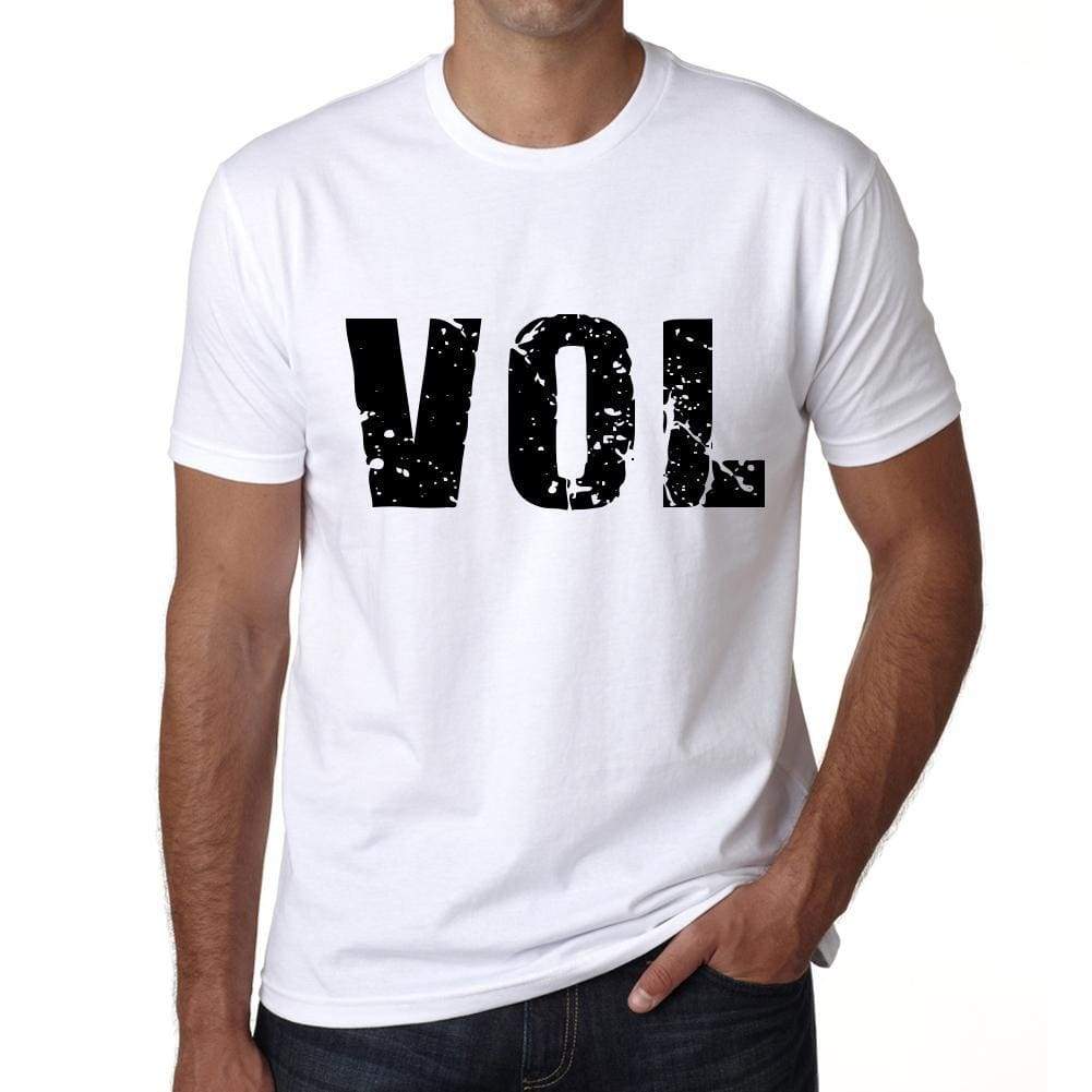 Mens Tee Shirt Vintage T Shirt Vol X-Small White 00559 - White / Xs - Casual
