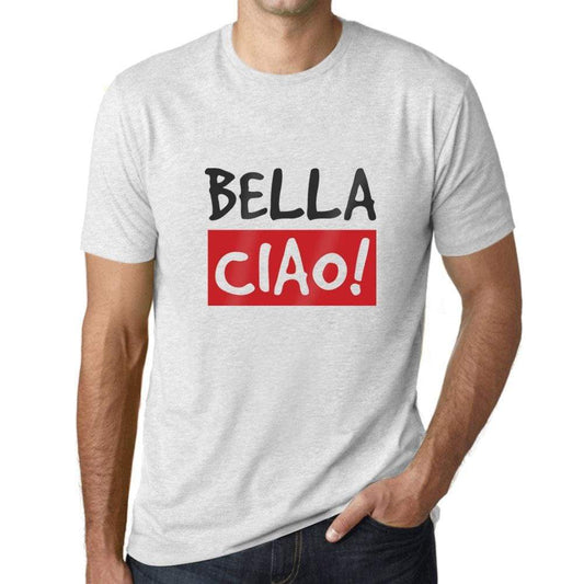 Mens Vintage Tee Shirt Graphic T Shirt Bella Ciao Vintage White - Vintage White / Xs / Cotton - T-Shirt