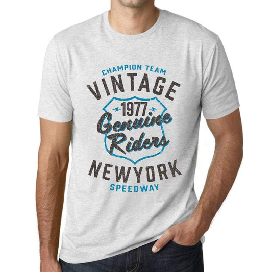 Mens Vintage Tee Shirt Graphic T Shirt Genuine Riders 1977 Vintage White - Vintage White / Xs / Cotton - T-Shirt