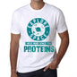Mens Vintage Tee Shirt Graphic T Shirt I Need More Space For Proteins White - White / Xs / Cotton - T-Shirt