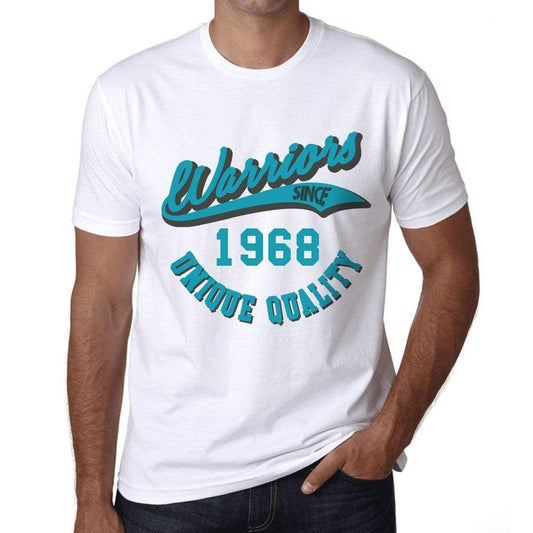 Mens Vintage Tee Shirt Graphic T Shirt Warriors Since 1968 White - White / Xs / Cotton - T-Shirt